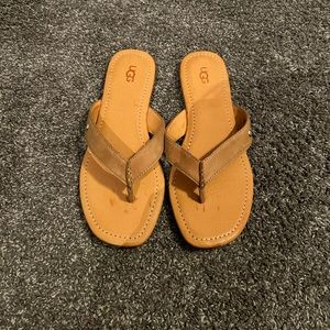 Ugg leather sandals